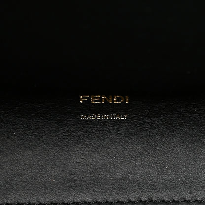 Fendi Vitello Seta Shearling FF 1974 Large Peekaboo X-Lite Black 6 of 13
