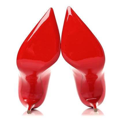 Christian Louboutin Patent Pigalle Follies 100 Pumps 37 Pavot 6 of 9