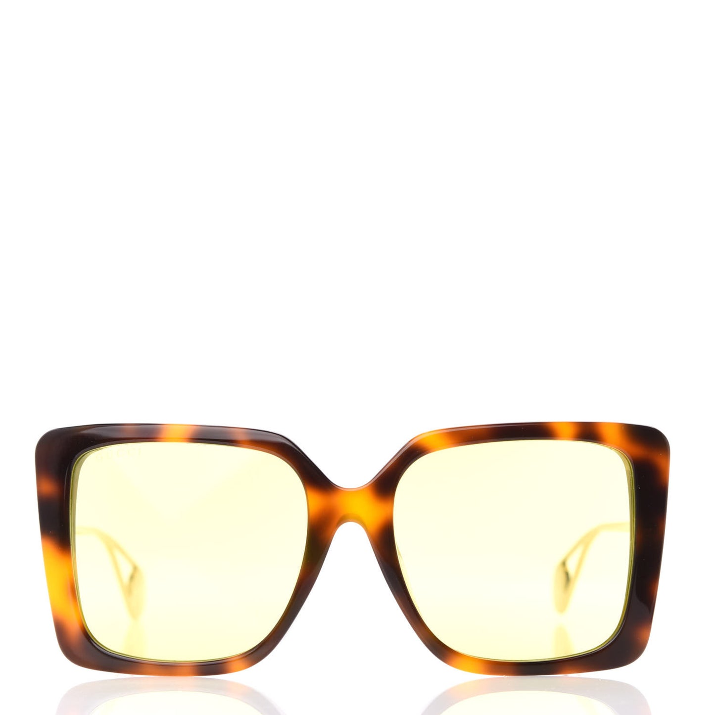 Acetate Oversize Square Frame GG0435S Sunglasses Havana