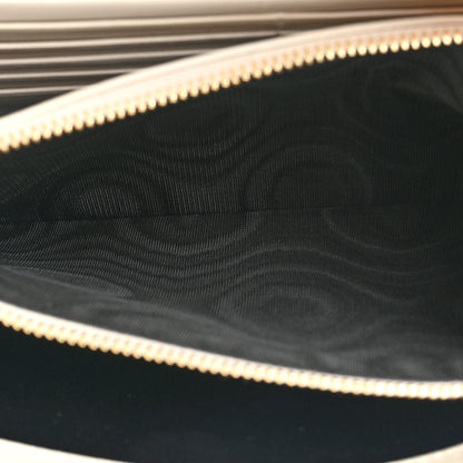 Saint Laurent SAINT LAURENT Smooth Calfskin Tri-Metal Cassandre Wallet On Chain WOC Crema Soft 7 of 12