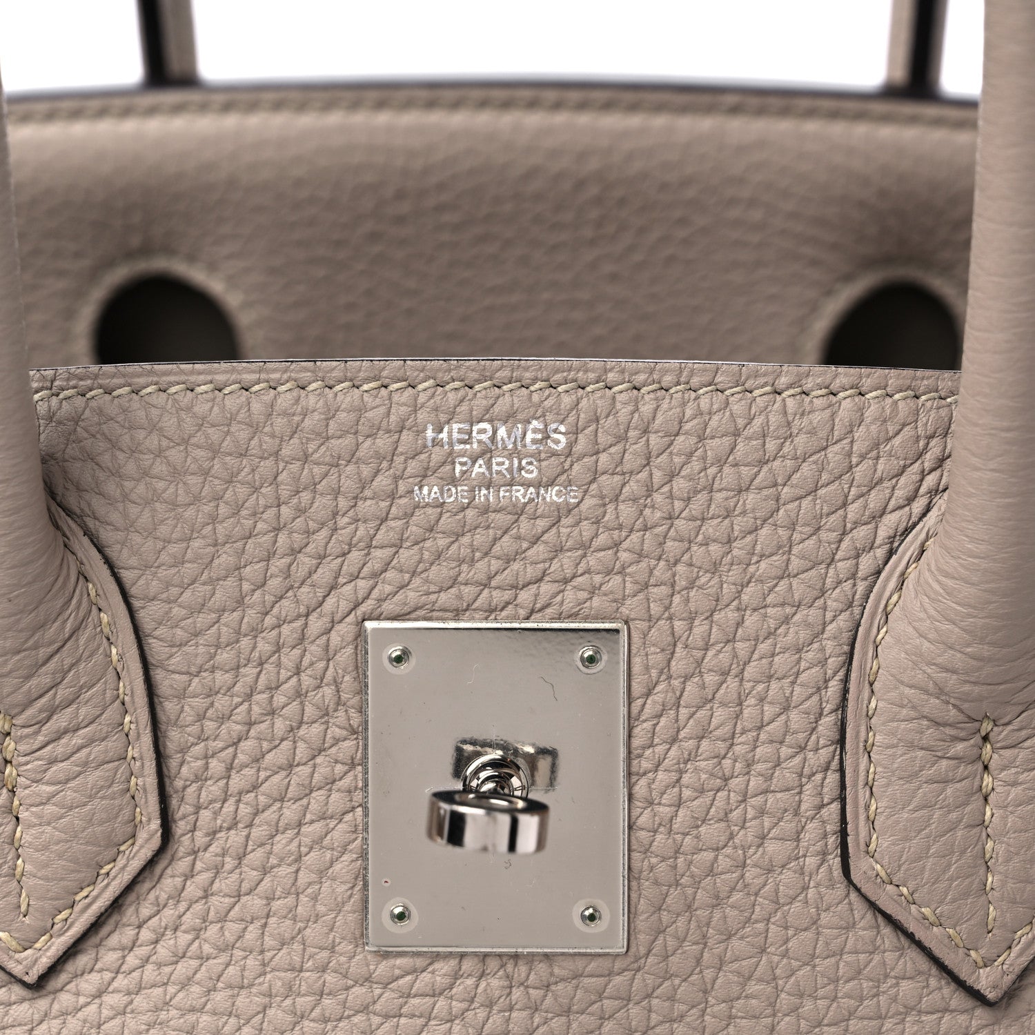 Hermes Togo BIRKIN 30 Gris Tourterelle 6 of 12