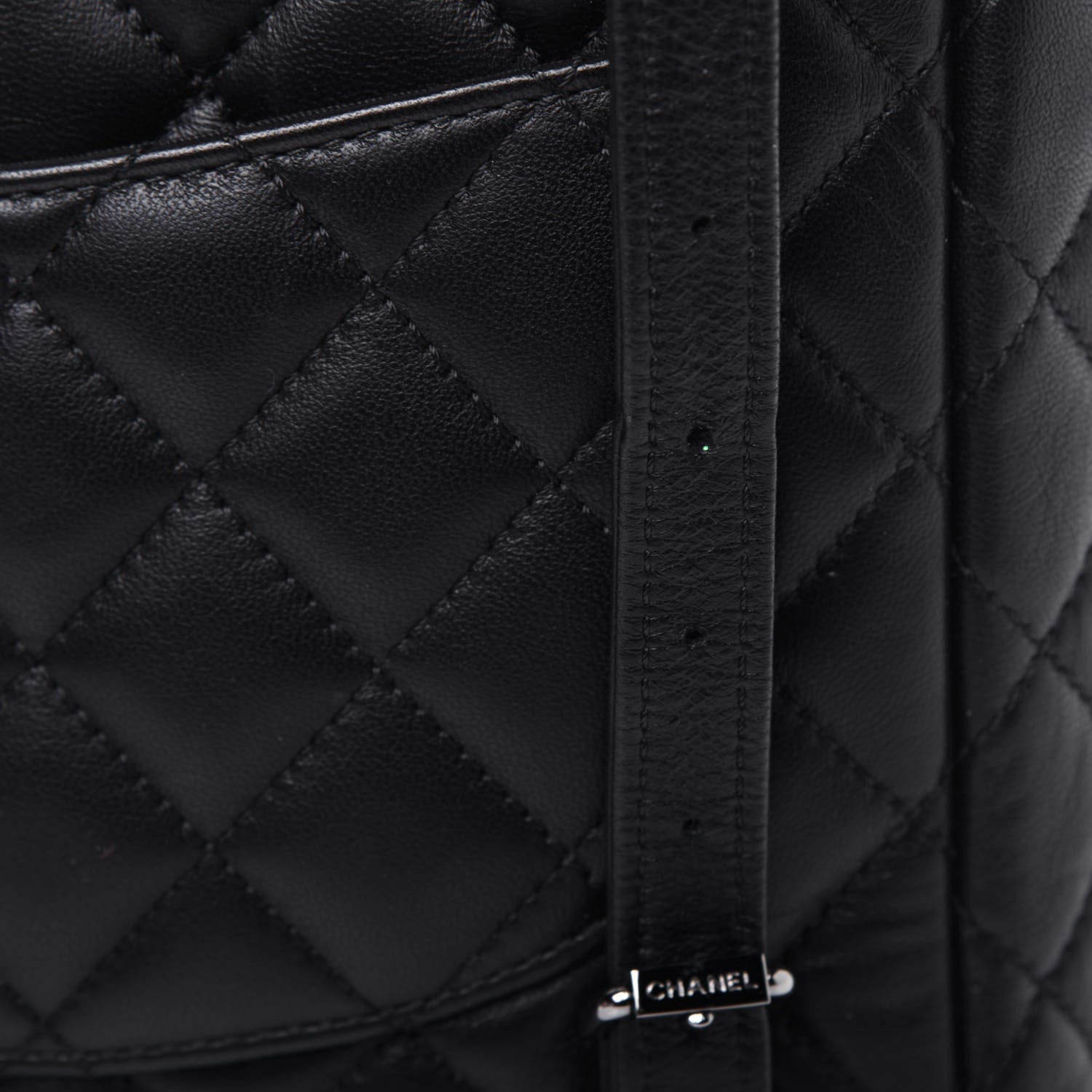 Chanel Calfskin Quilted Small Urban Spirit Backpack Black 17 of 17