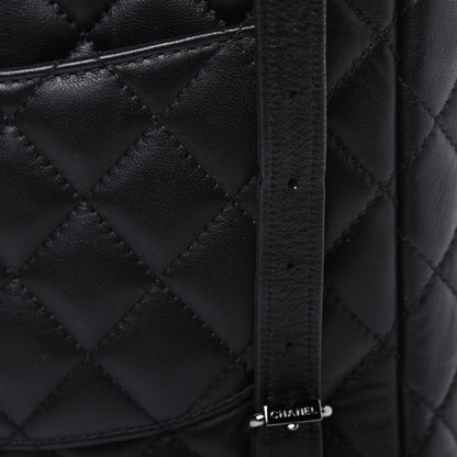 Chanel Calfskin Quilted Small Urban Spirit Backpack Black 17 of 17