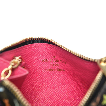 Louis Vuitton Monogram Multicolor Key Pouch Black Grenade 6 of 6