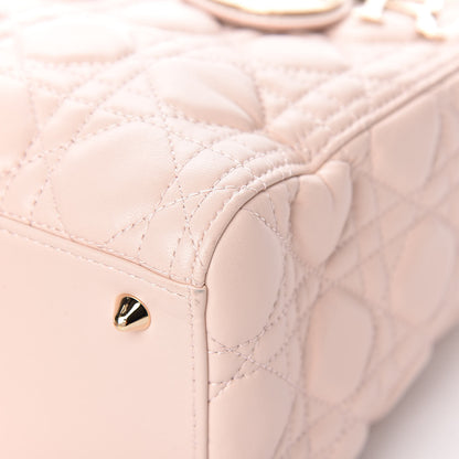 Christian Dior Lambskin Cannage Medium Lady Dior Light Pink 10 of 18
