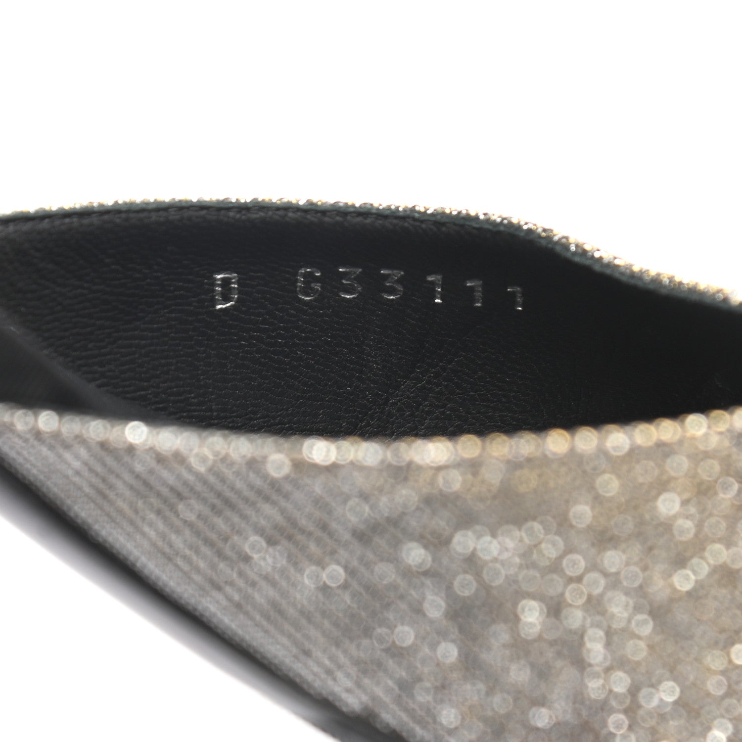 Chanel Glitter Grosgrain Cap Toe CC Slingback Pumps 39 Gold Black 8 of 8