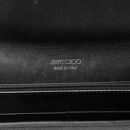 Jimmy Choo Calfskin Reese Clutch Wallet Black 6 of 8