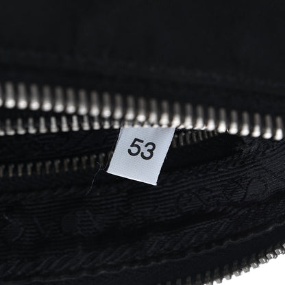 Prada Tessuto Nylon Pochette Bag Black 7 of 9