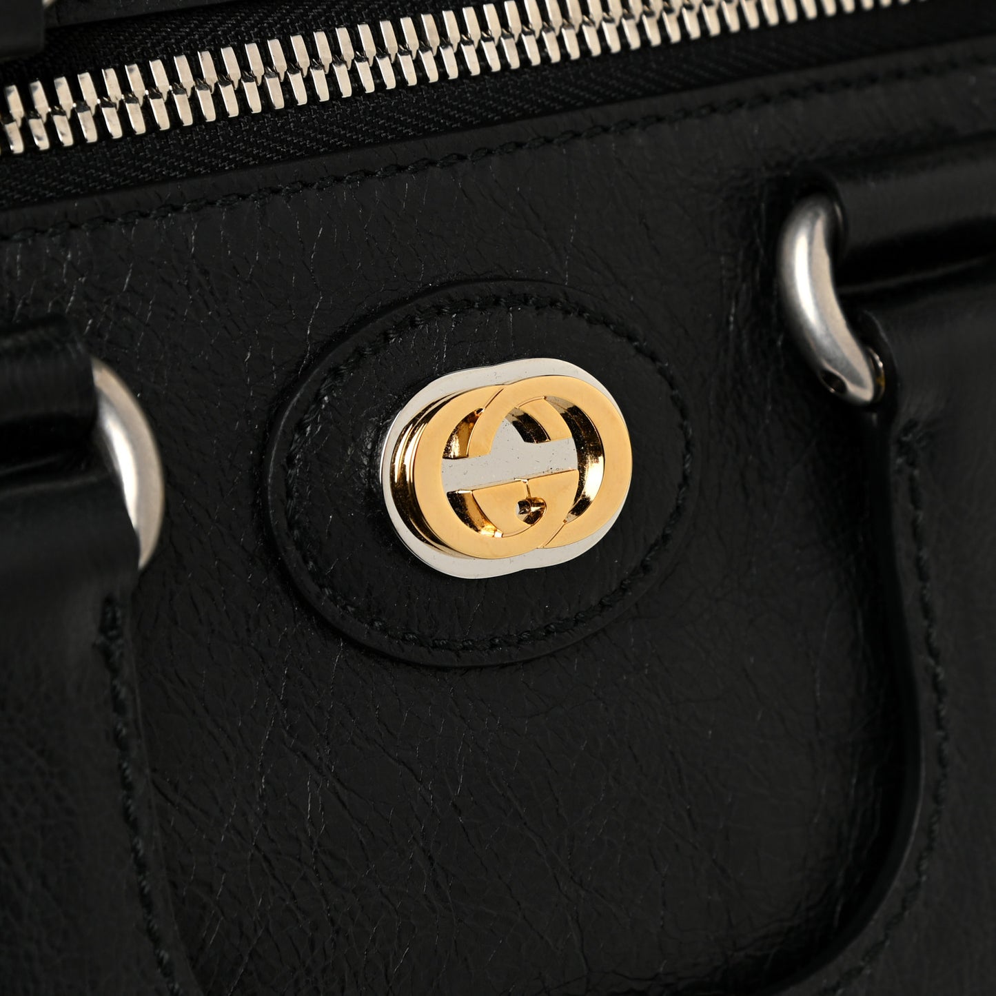 Fluffy Calfskin Morpheus Convertible Backpack Black