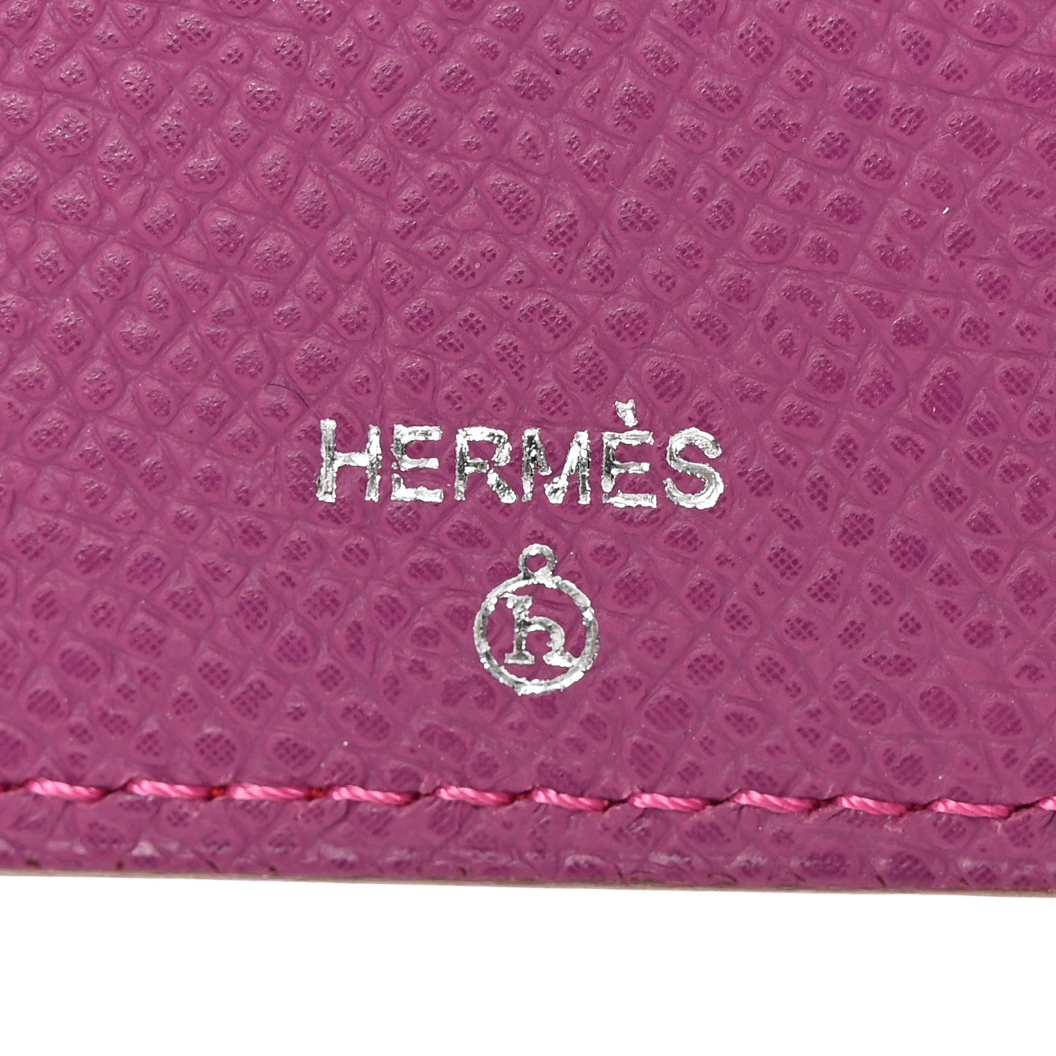 Hermes Epsom Chevre Mysore Calfskin Matte Alligator Histoire Naturelle Petit H Card Holder Warm Colors 6 of 6