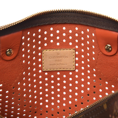 Louis Vuitton Monogram Perforated Speedy 30 Orange 6 of 13