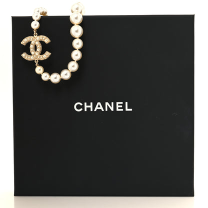 Chanel Pearl CC 100th Anniversary Necklace Light Gold 5 of 5