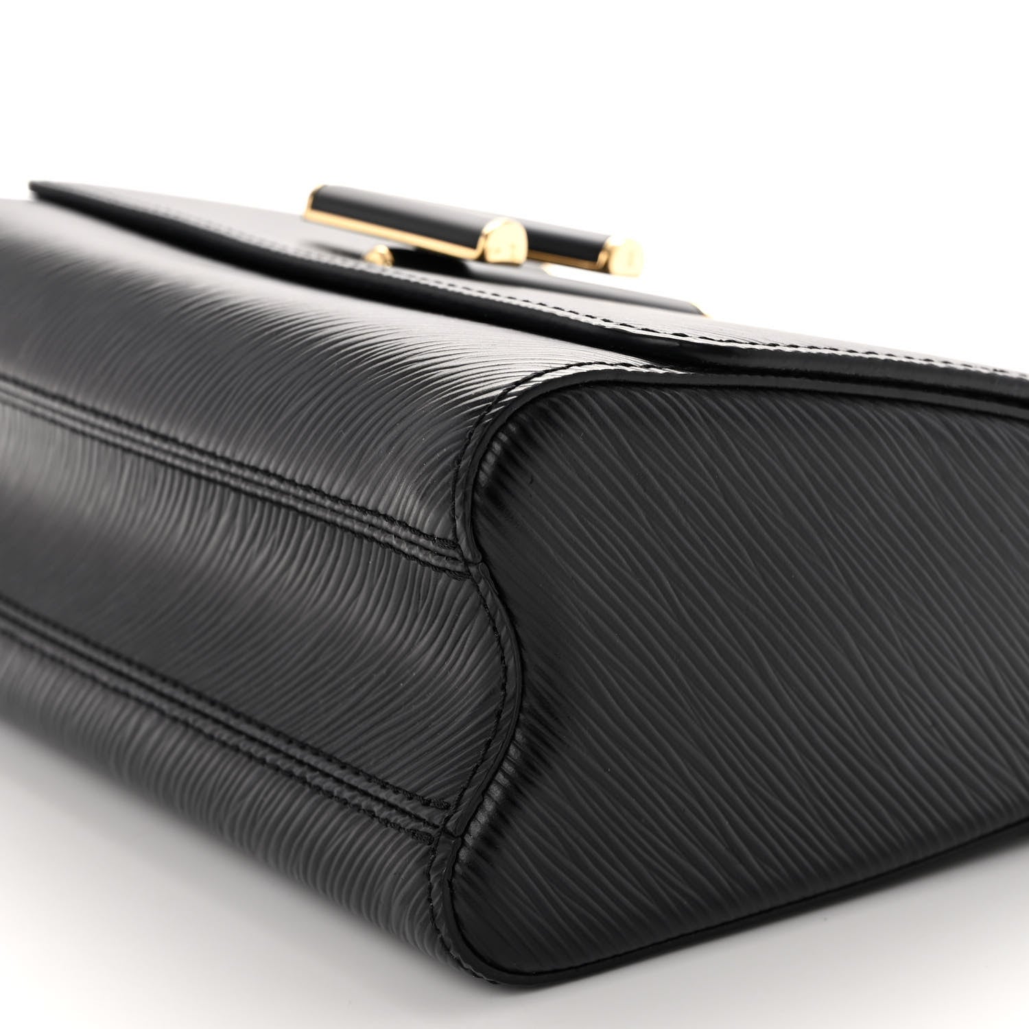 Louis Vuitton Epi Twist Braided Strap Shoulder Bag MM Black 10 of 12