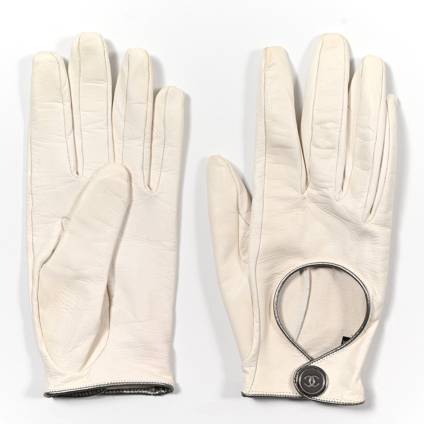 Lambskin Gloves 7.5 White