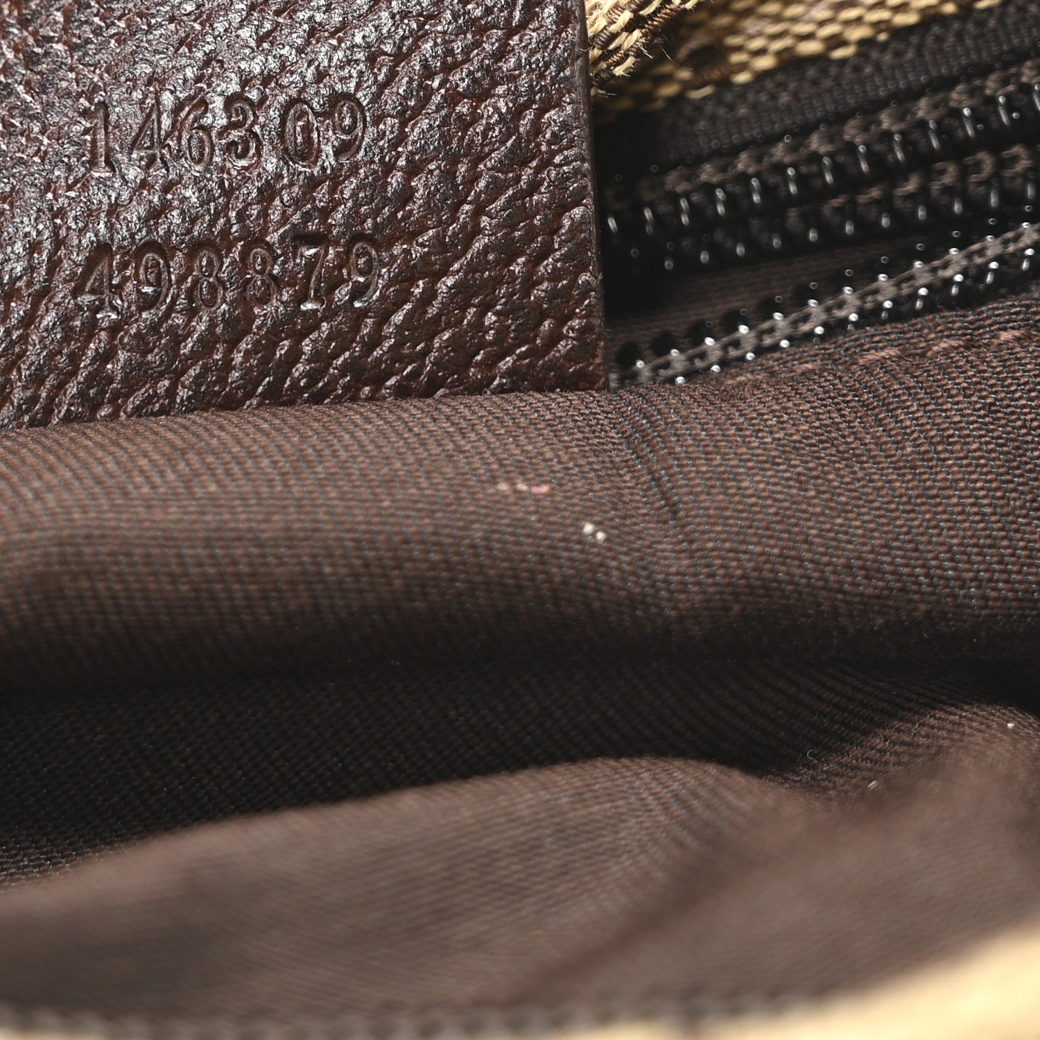 Gucci Monogram Web Small Flat Messenger Bag Brown 7 of 10