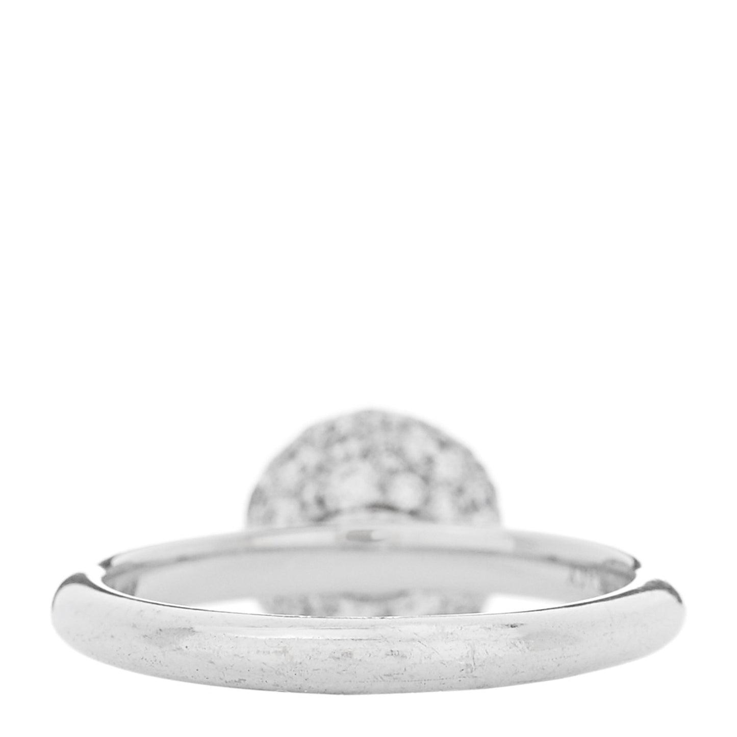 18K White Gold Diamond 8mm Hardwear Ball Ring 52 6