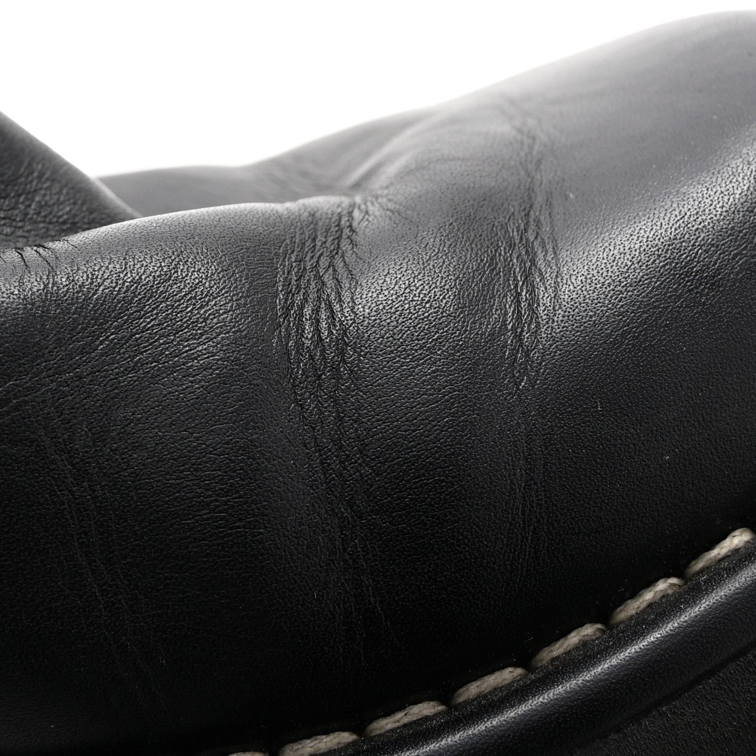 Chanel Calfskin Quilted Buckle Biker Boots 36 Black 9 of 9