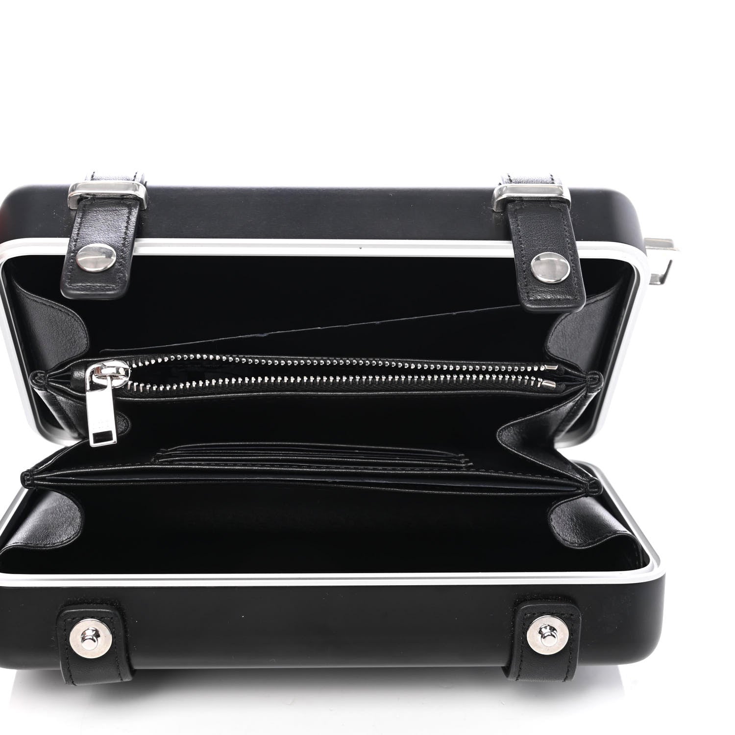 Christian Dior X RIMOWA Aluminum Personal Clutch On Strap Black 4 of 4