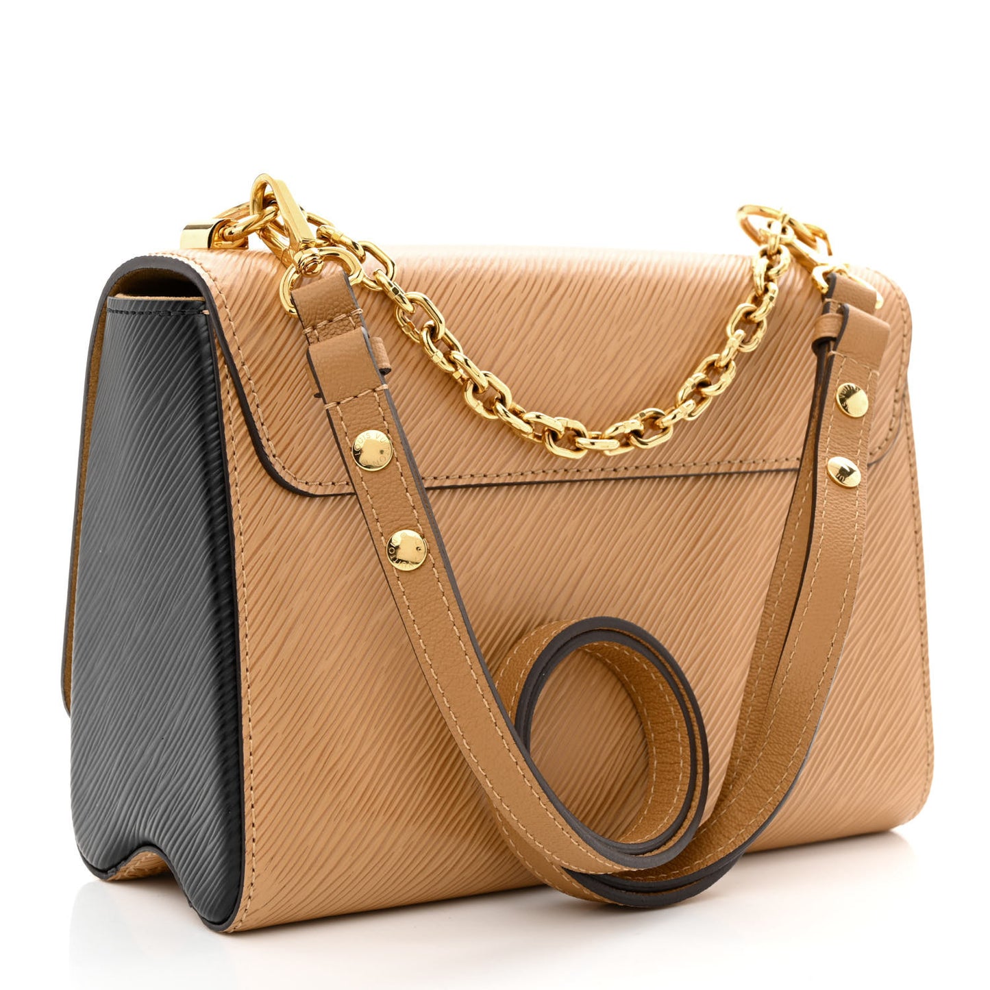Epi Twist Shoulder Bag MM Camel