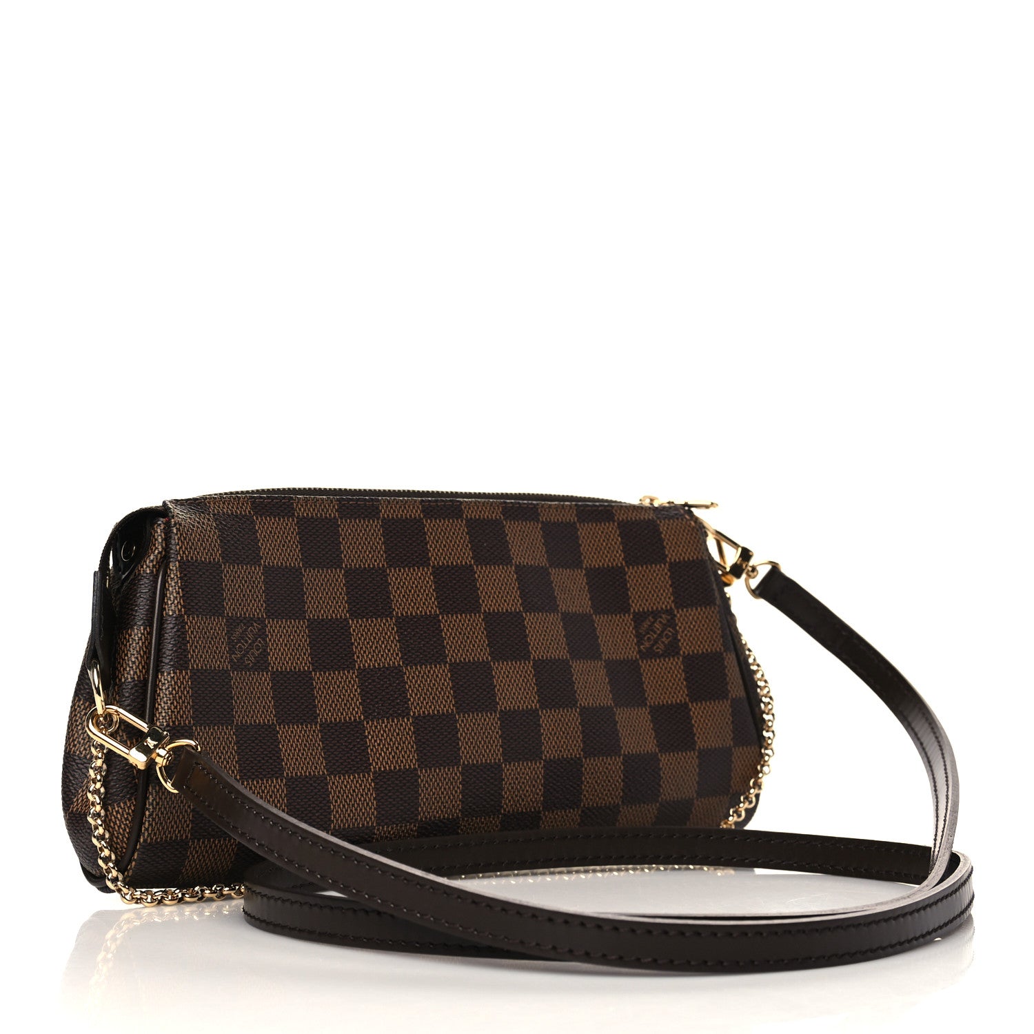 Louis Vuitton Damier Ebene Eva Clutch 3 of 6