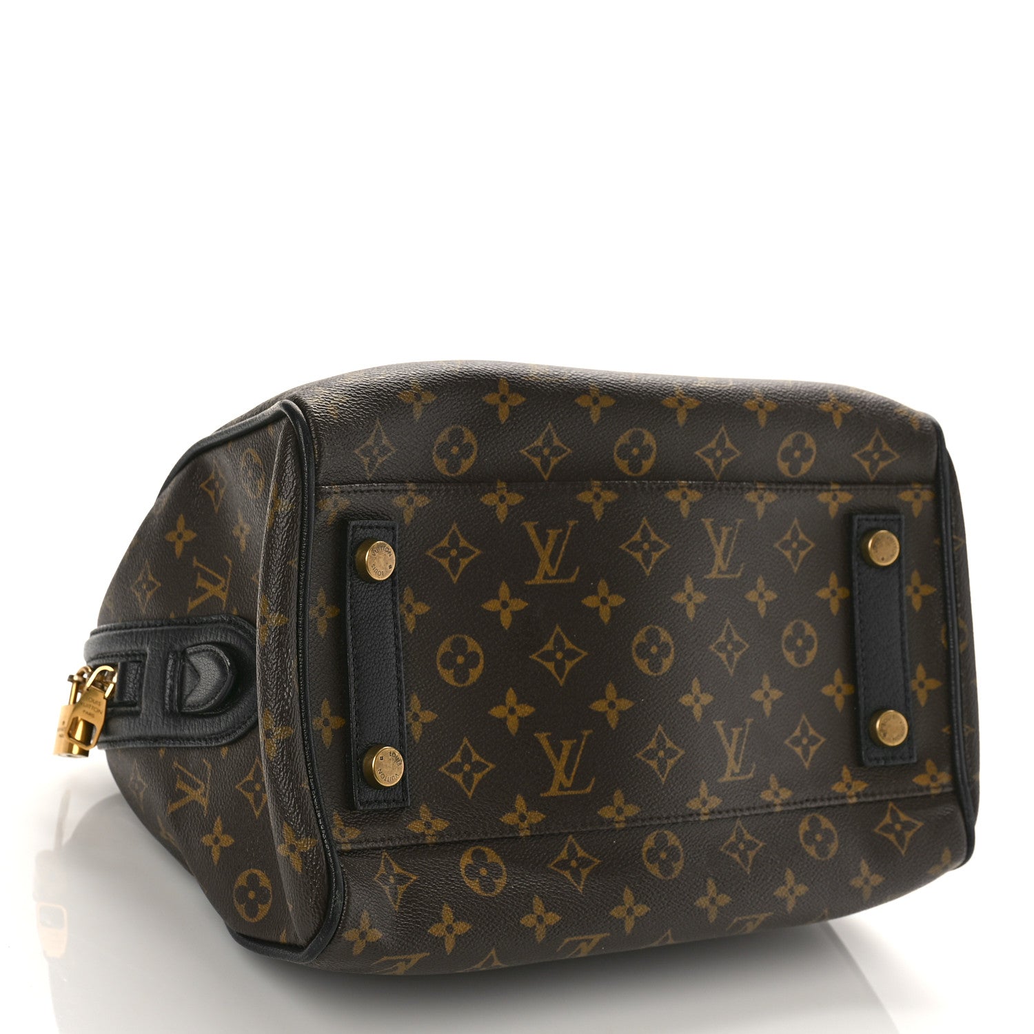 Louis Vuitton Monogram Golden Arrow Speedy Black 4 of 8