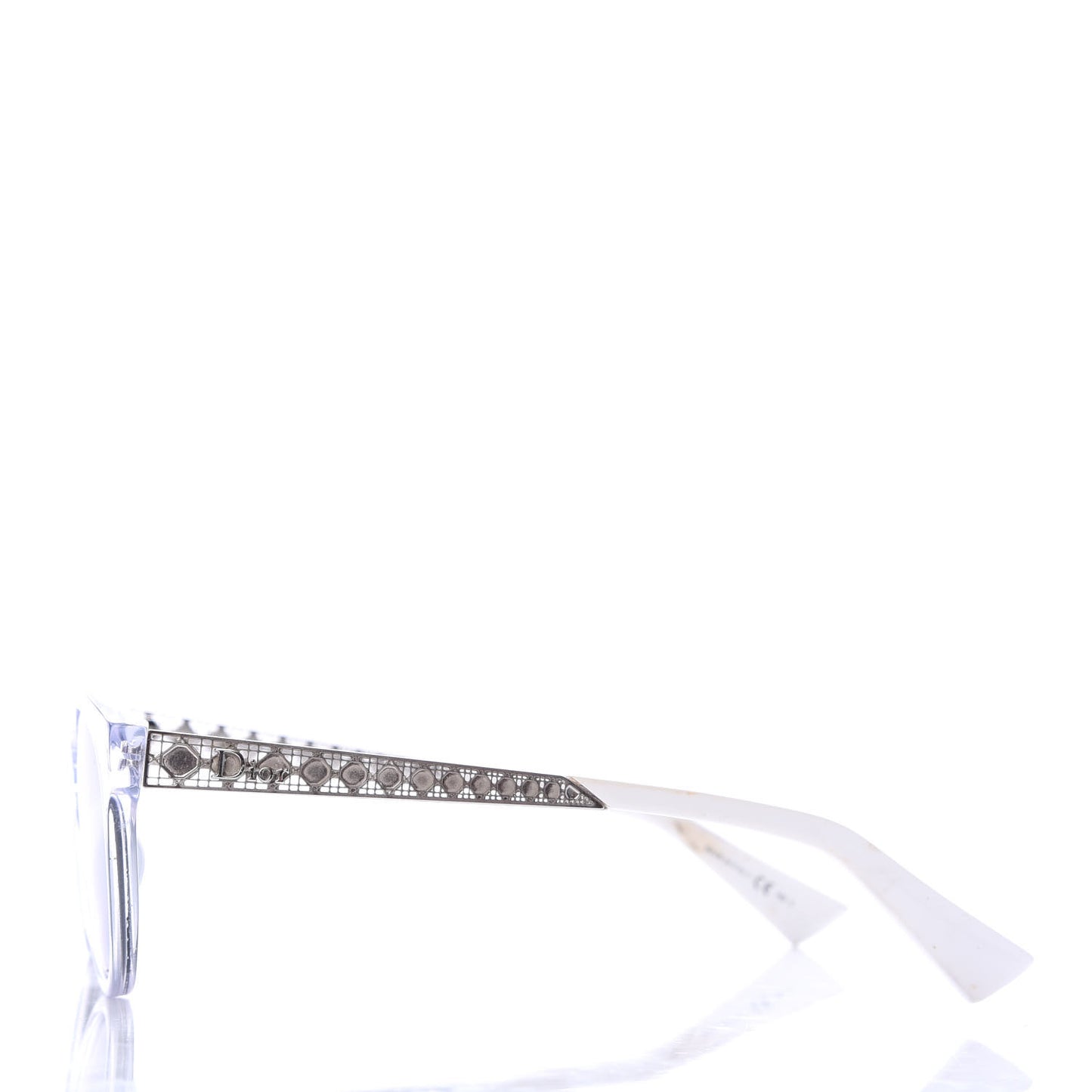 Acetate Diorama 7 Sunglasses White