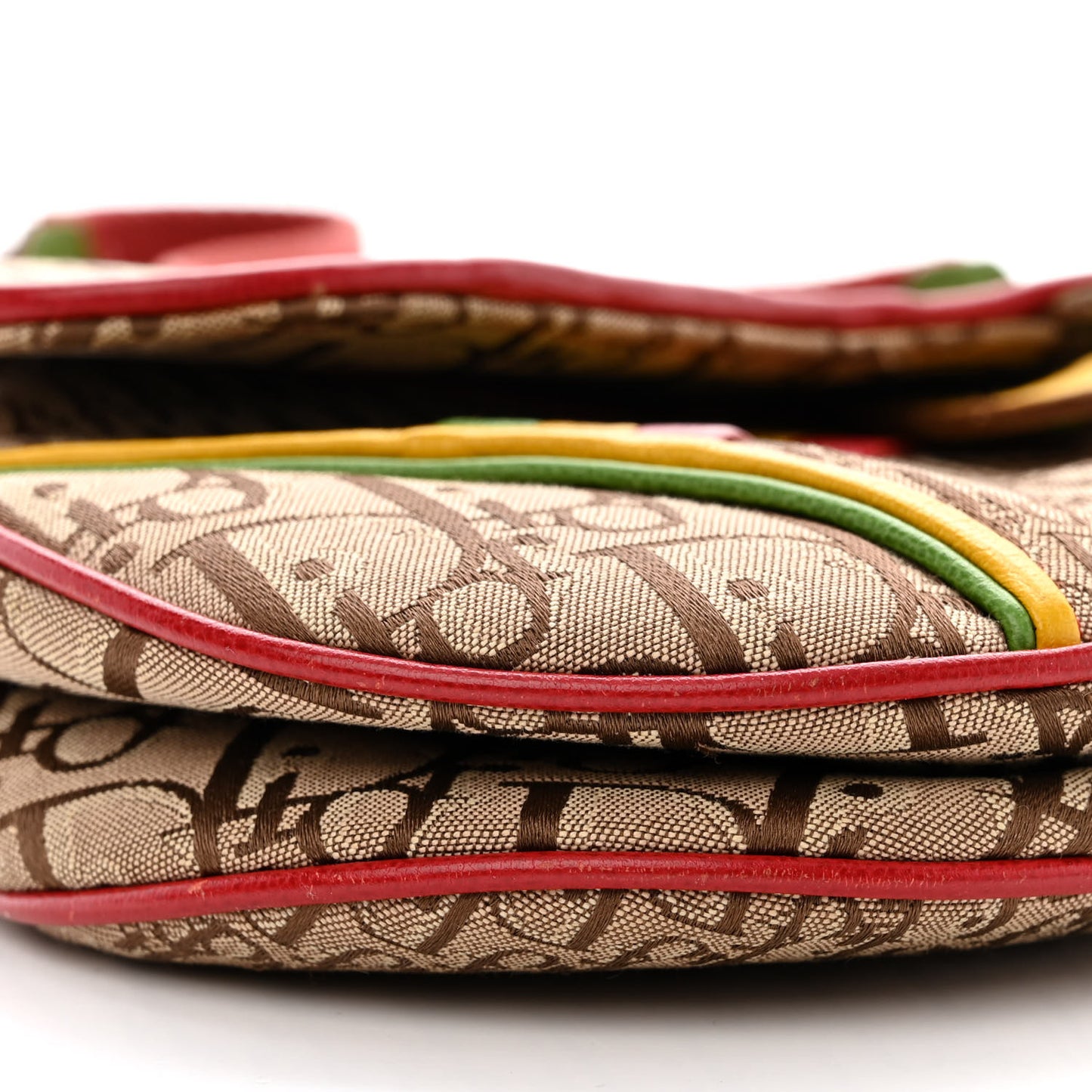 Monogram Rasta Saddle Bag Beige