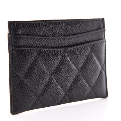 Chanel Caviar Quilted Card Holder Black 3 of 8