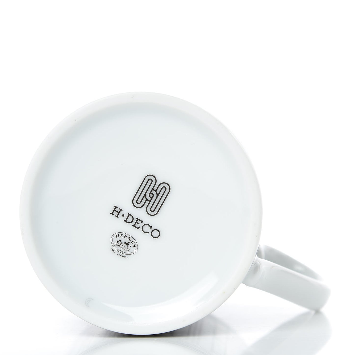Porcelain H Deco Mug