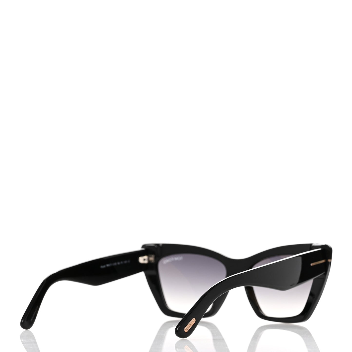 Acetate Wyatt Sunglasses TF871 Black
