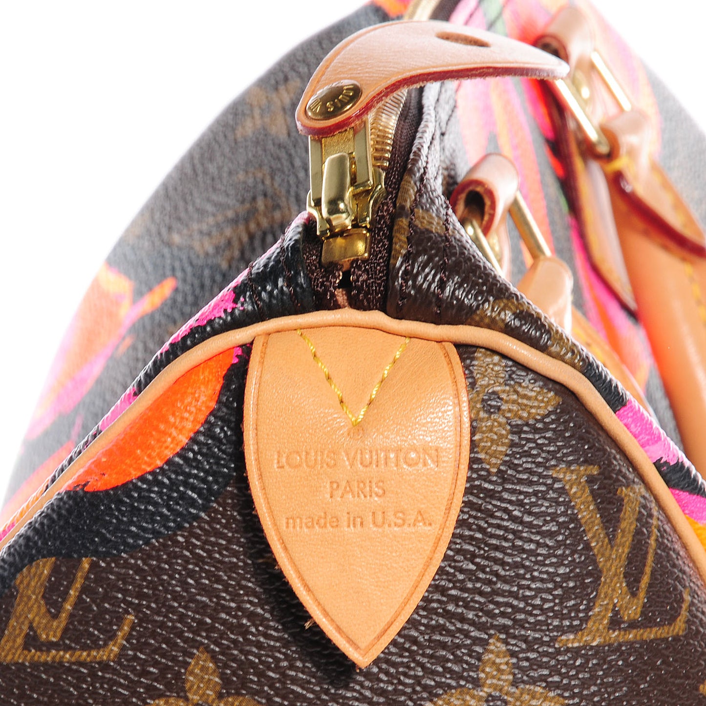Monogram Roses Speedy 30