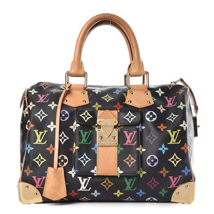 Louis Vuitton Monogram Multicolor Speedy 30 Black 1 of 10