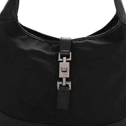 Gucci Canvas Small Jackie O Hobo Black 8 of 14