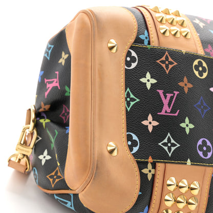 Louis Vuitton Monogram Multicolor Courtney MM Black 8 of 9