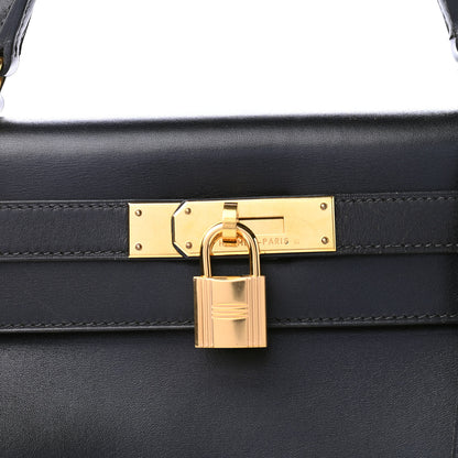 Hermes Box Kelly Retourne 28 Black 7 of 13
