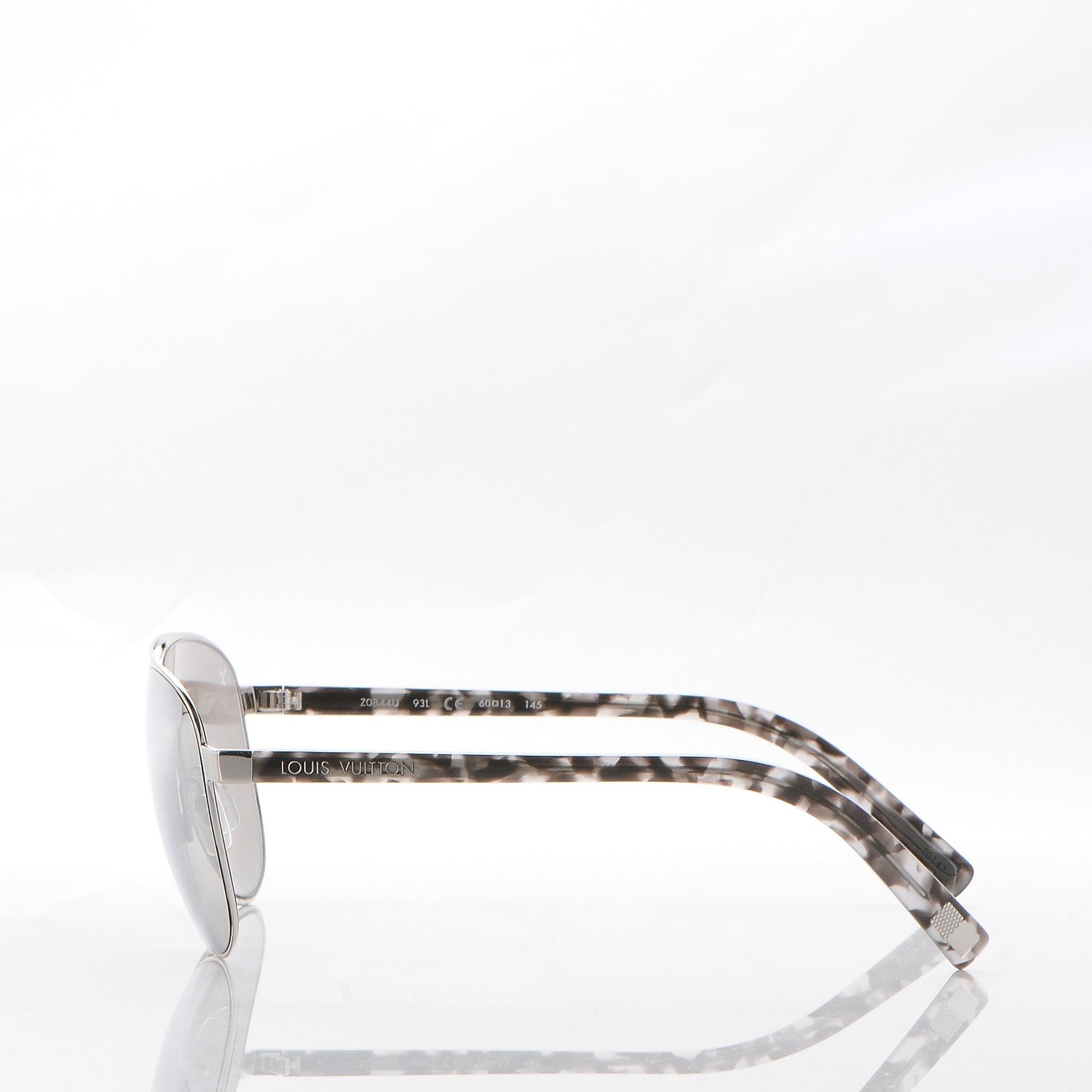 Louis Vuitton Starship Aviator Sunglasses ZO844U Silver 3 of 7