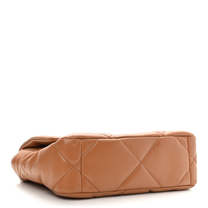 Chanel Lambskin Quilted Medium Chanel 19 Flap Brown 4 of 11