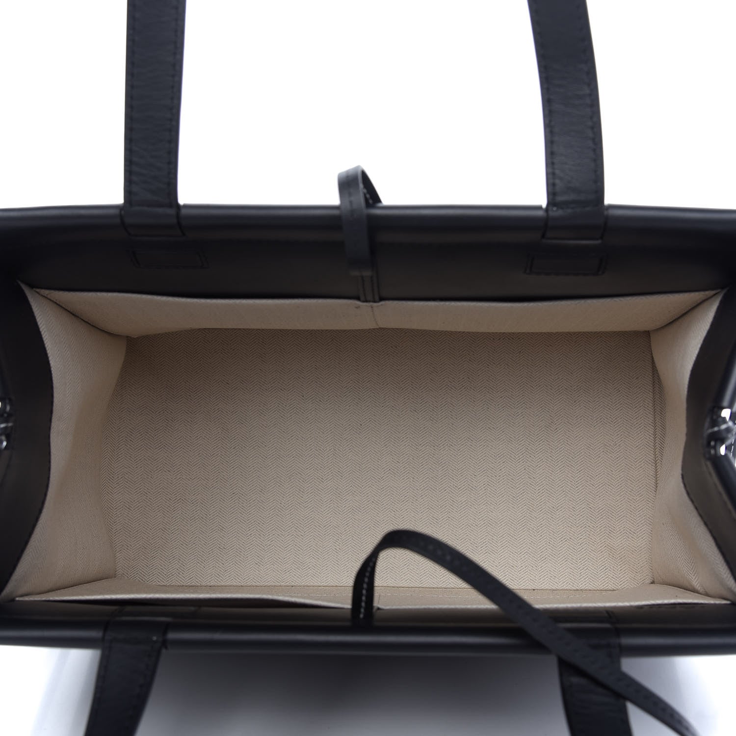 Loewe Grained Calfskin Small Cushion Tote Black 5 of 8