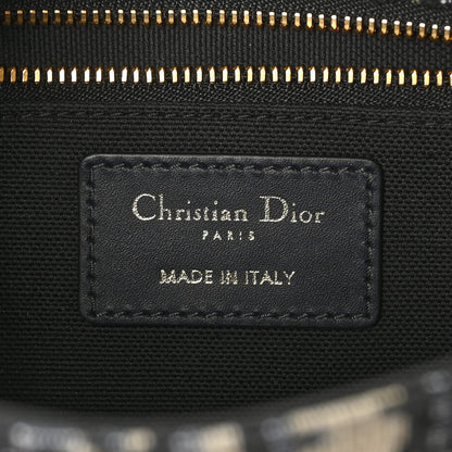Christian Dior Oblique 30 Montaigne Flap Bag Blue 6 of 10