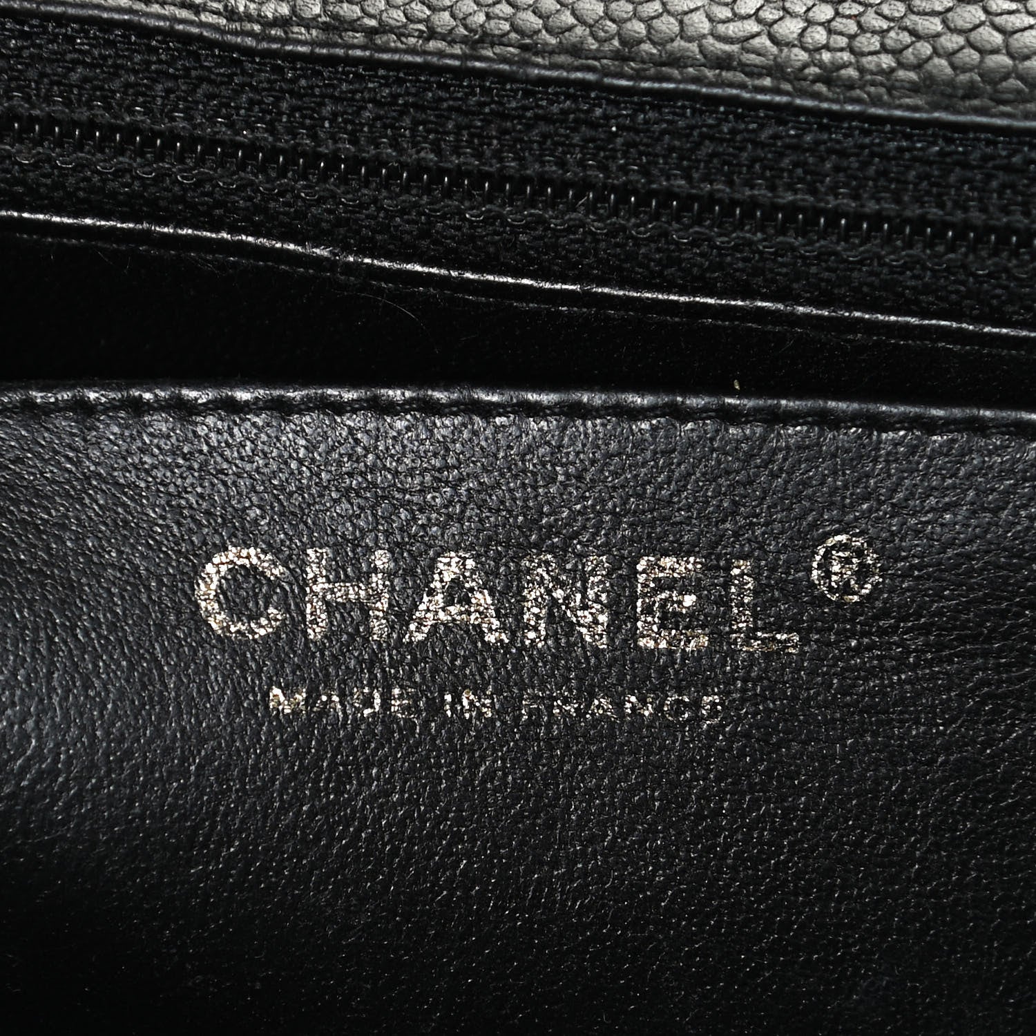 Chanel Caviar Quilted Jumbo Single Flap Black 5 of 9