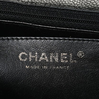 Chanel Caviar Quilted Jumbo Single Flap Black 5 of 9