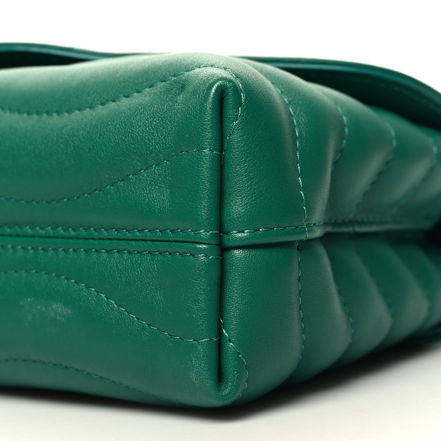 Louis Vuitton Calfskin New Wave Chain Bag MM NM Emerald 10 of 12