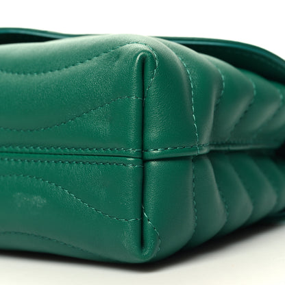 Louis Vuitton Calfskin New Wave Chain Bag MM NM Emerald 10 of 12