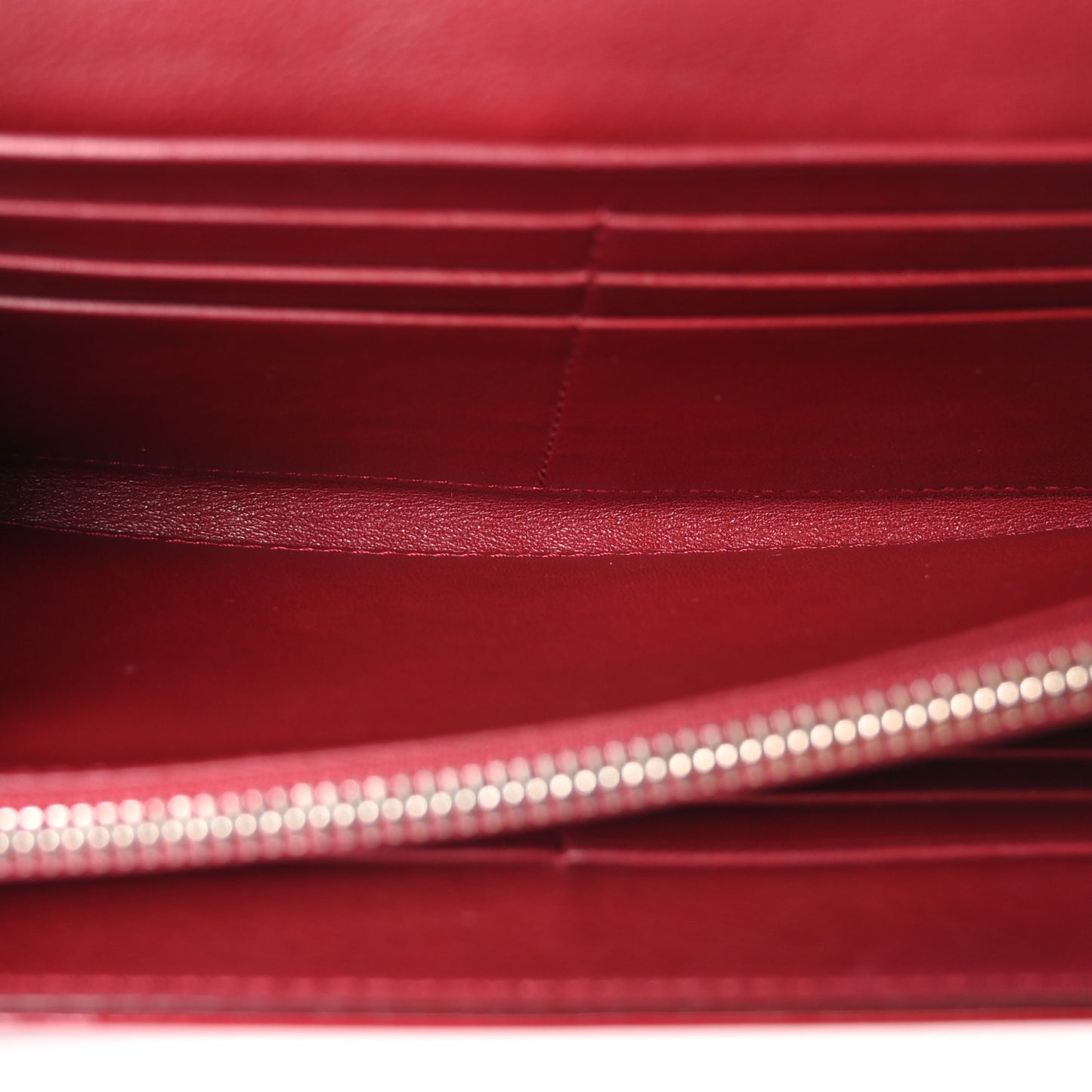 Patent Cannage Rendez-vous Chain Wallet Red