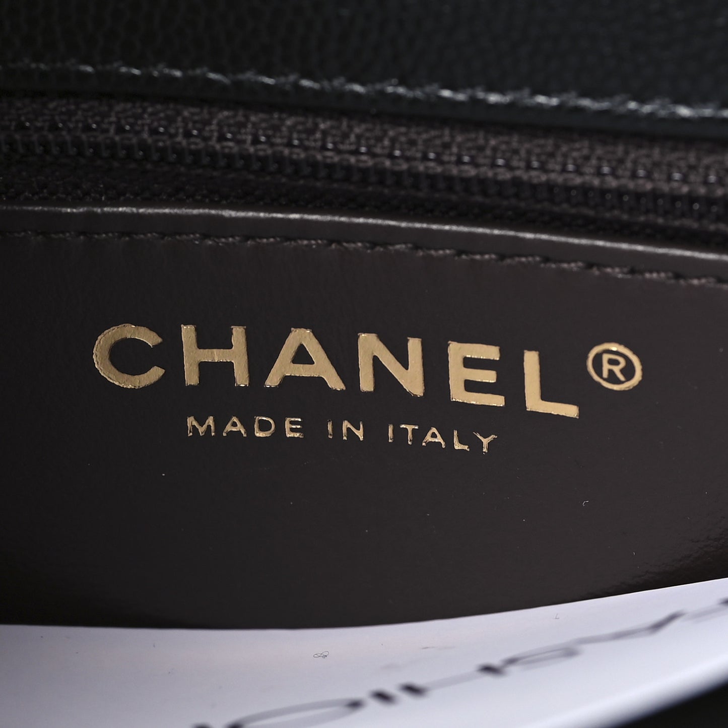 Caviar Quilted Mini Coco Handle Flap Black