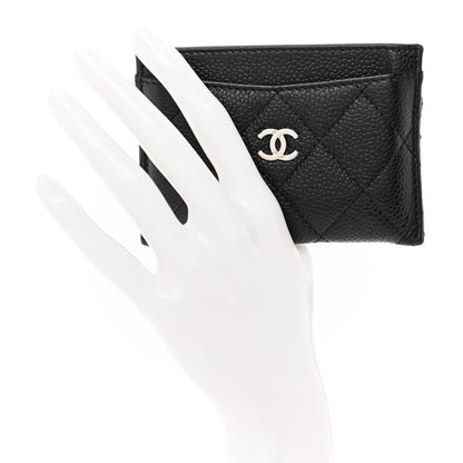 Chanel Caviar Quilted Card Holder Black 2 of 8