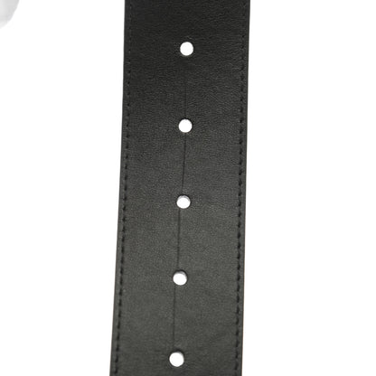 Louis Vuitton Calfskin 45mm LV Capucine Initiales Belt 85 34 Black Grey 4 of 5