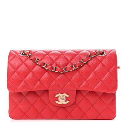 Chanel Caviar Quilted Small Double Flap Red 1 of 11