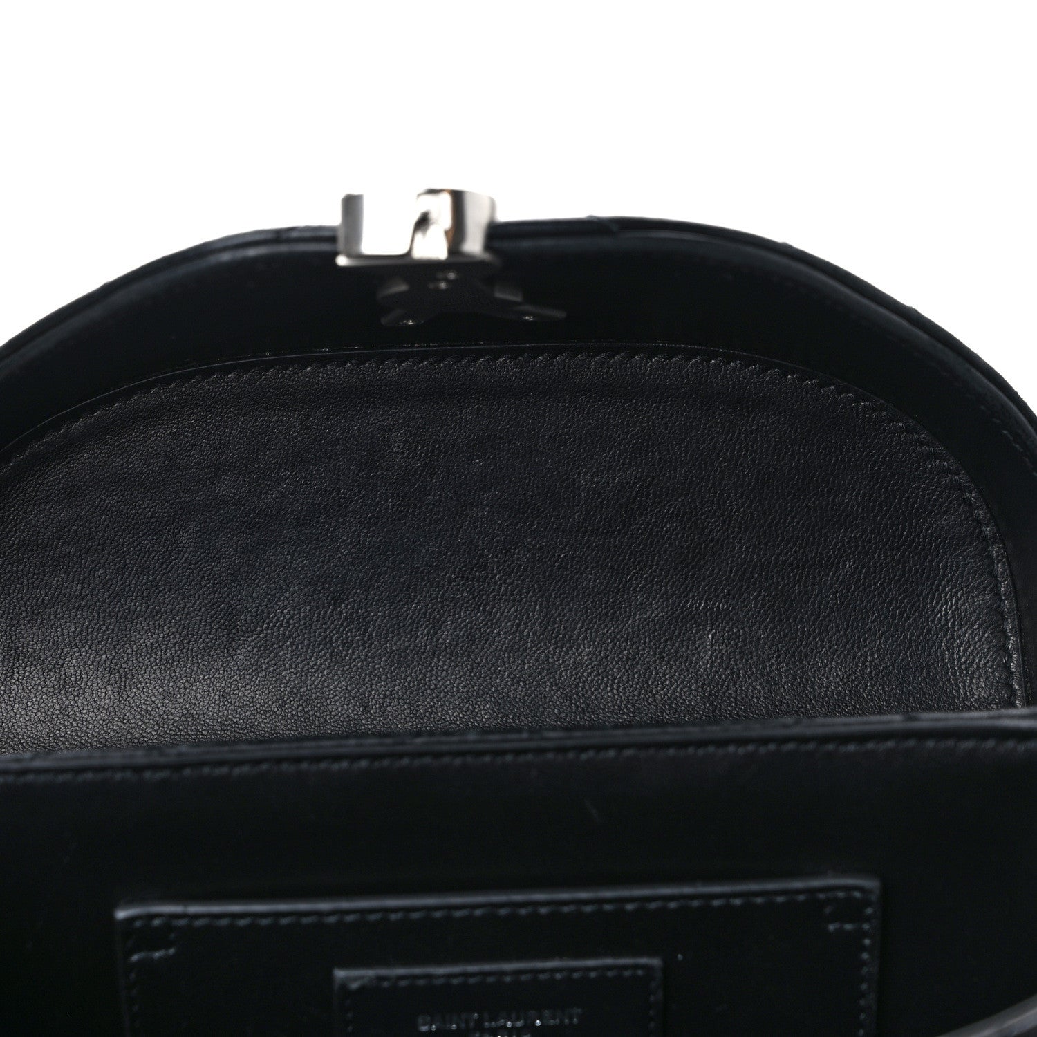 Saint Laurent Lambskin Quilted Monogram June Box Bag Black 10 of 12