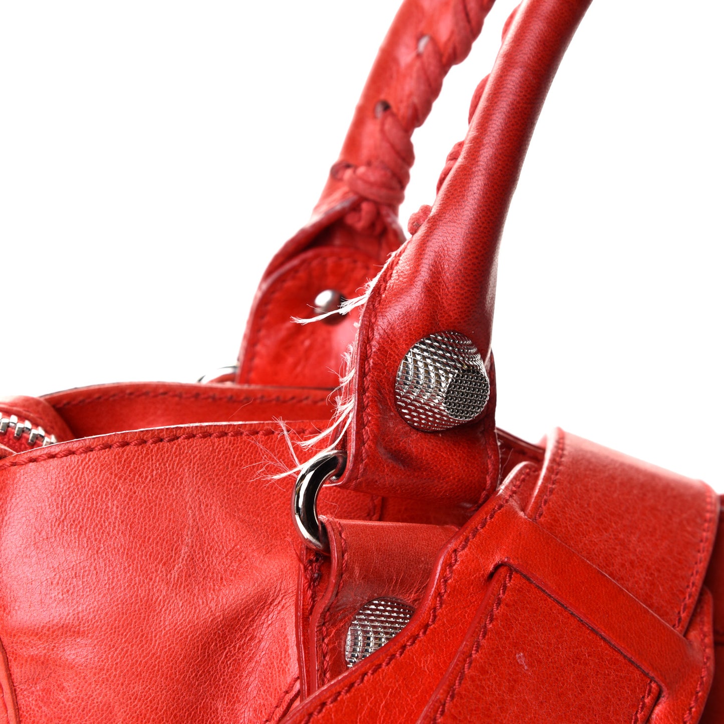 Agneau Giant 21 Silver Hardware City Vermillion